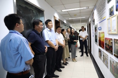 浙江省政协工会界别组来南宫ng28调研新时代工匠培育工作