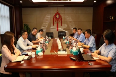 中国进出口银行浙江省分行行长彭豪一行莅临南宫ng28开展银企高层会谈活动